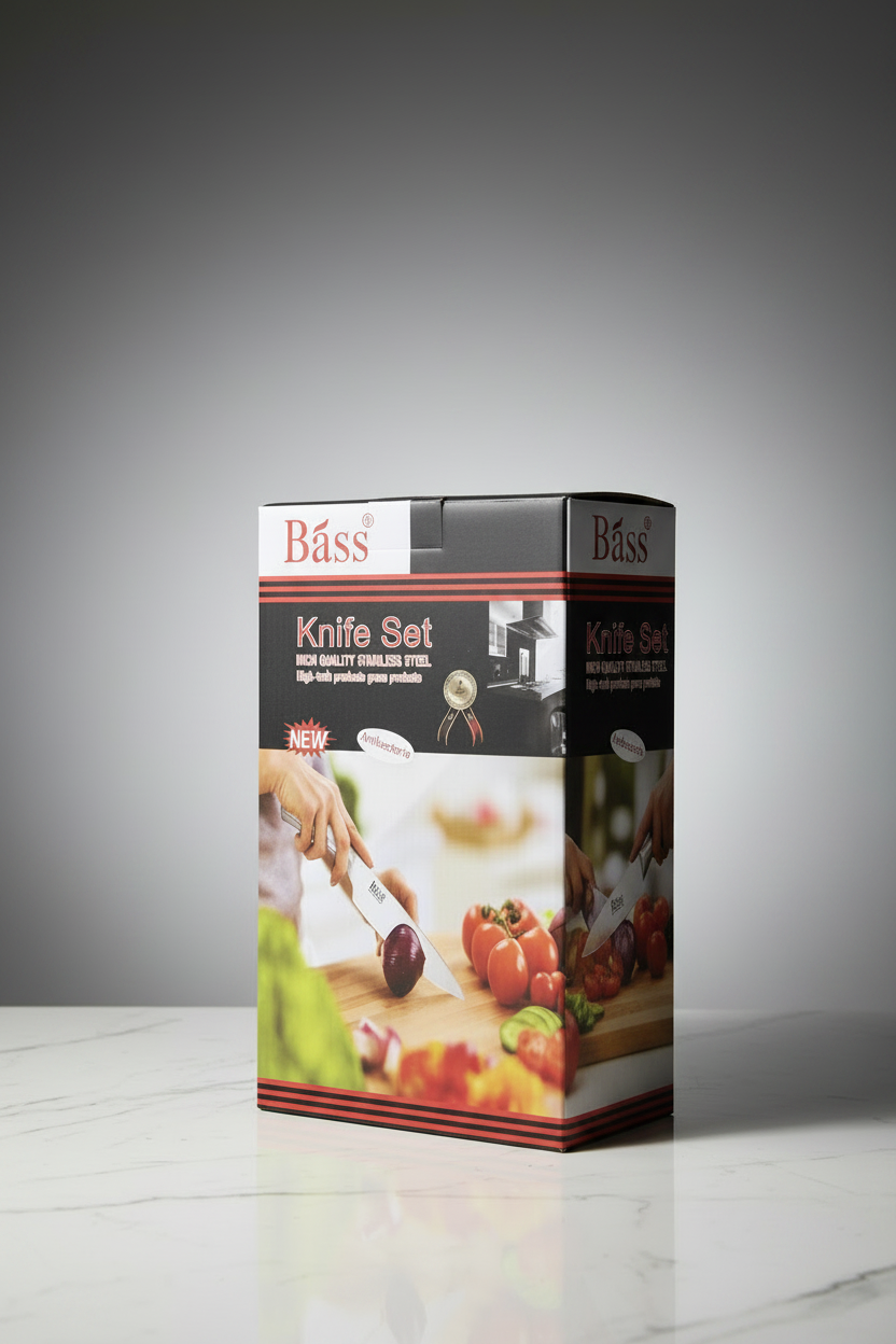 Bass Knife Set Box Side Angle
