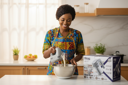 African Woman with DSP Mixer