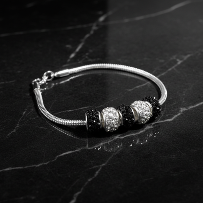 Black white bracelet