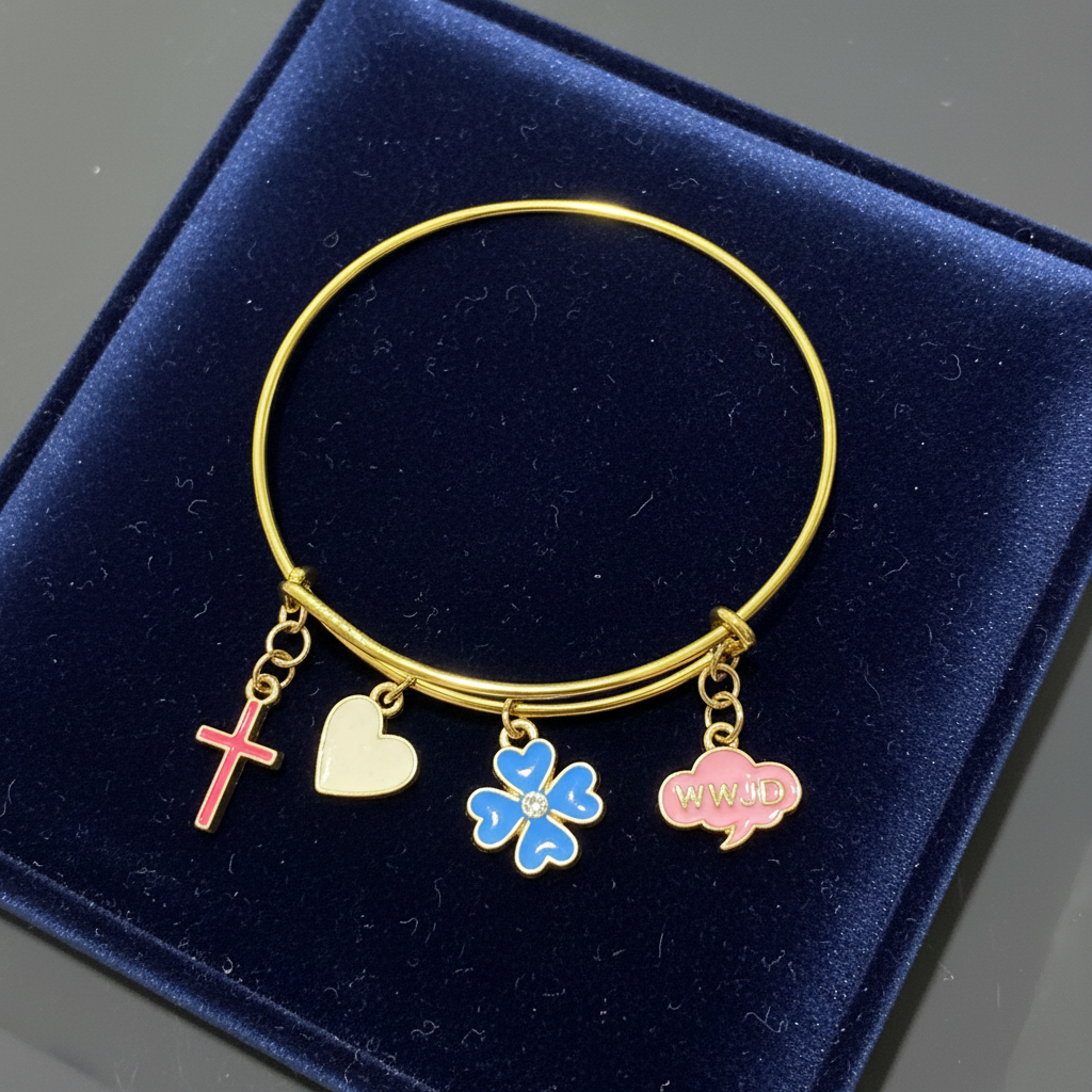Bracelet on navy velvet