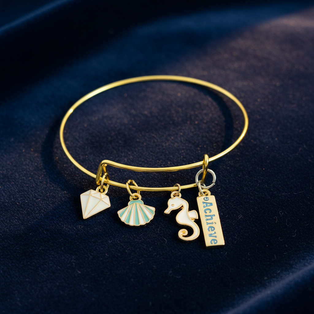 Bracelet on navy velvet