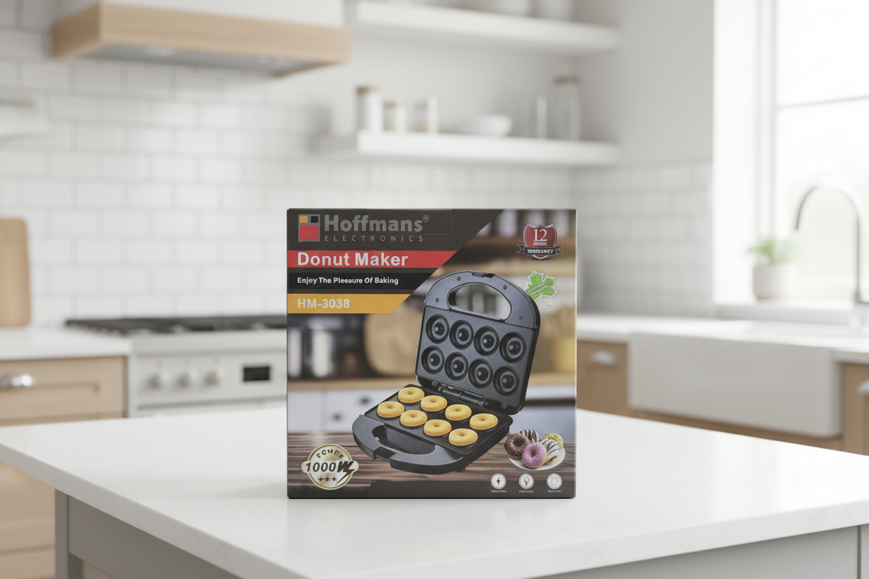 Donut Maker Box in Bright Kitchen