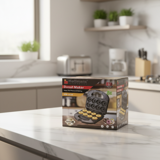 Donut Maker Box on Marble Kitchen Counter