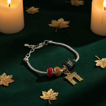 Silver Bracelet Extra Length with Charms
