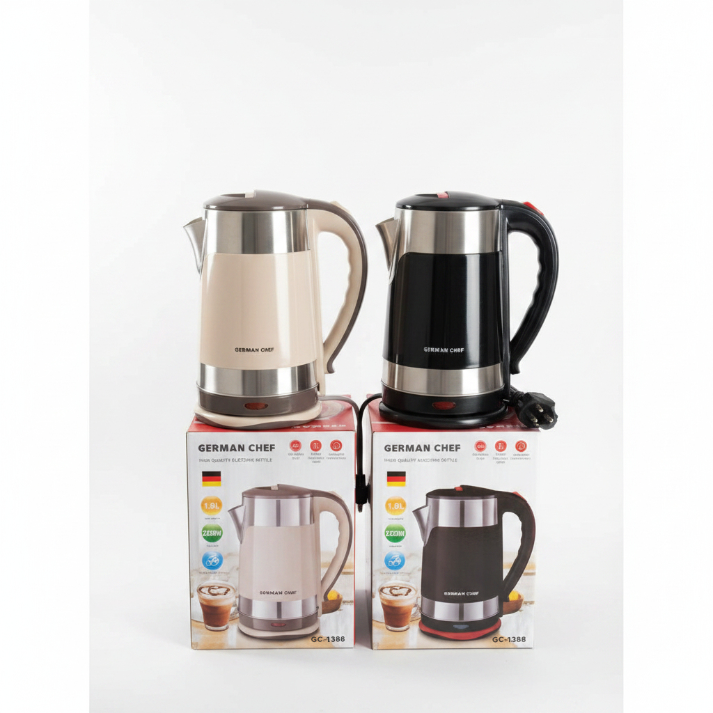 German Chef Kettle Studio Shot with Box