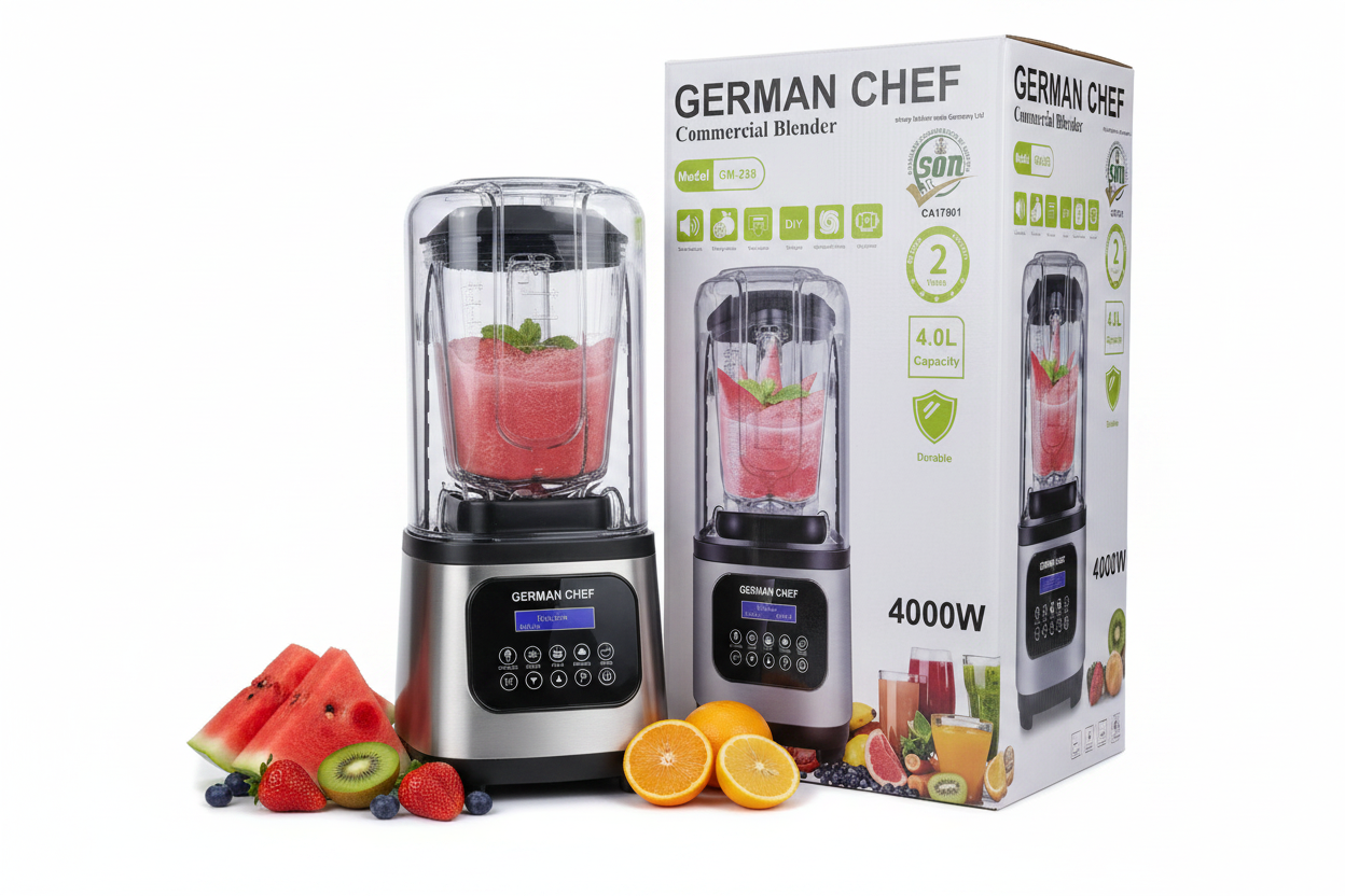 GM-238 blender and box