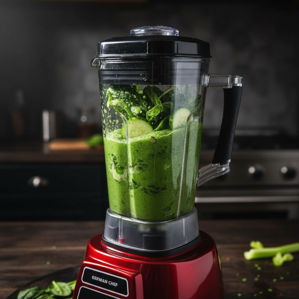 Green smoothie close-up