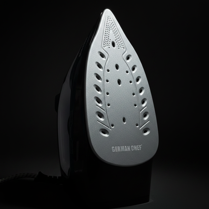 Iron soleplate close-up