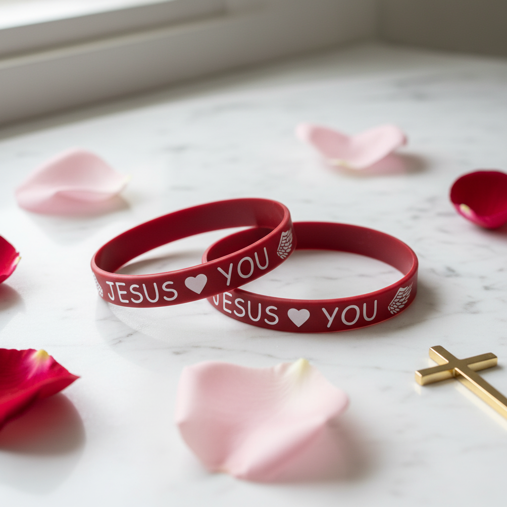 Jesus Loves You - White Marble