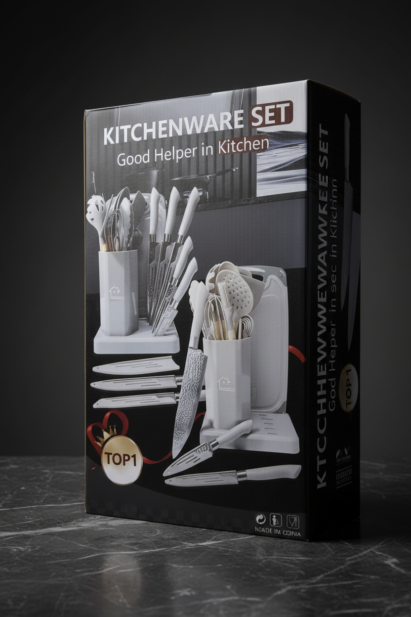 Kitchenware Box Studio Shot