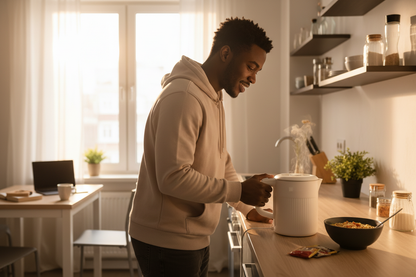 Man Using HM-2560 Kettle