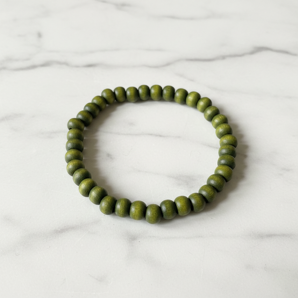 Olive Green Bracelet - Product Shot