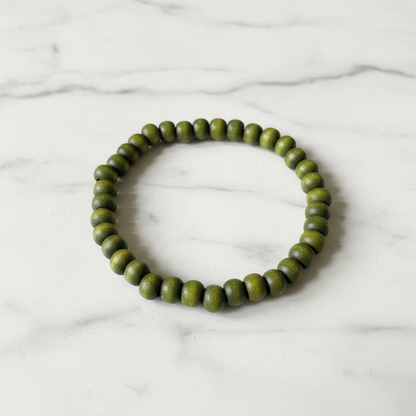 Olive Green Bracelet - Product Shot