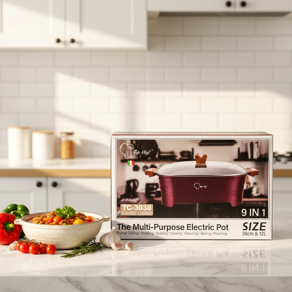 TC-3038 Box - White Marble Kitchen