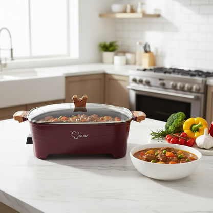 TC-3038 Burgundy - Kitchen Lifestyle