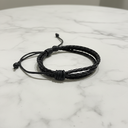 Triple Black Braid - Product Shot
