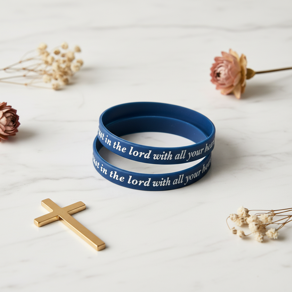 Trust In The Lord - White Marble