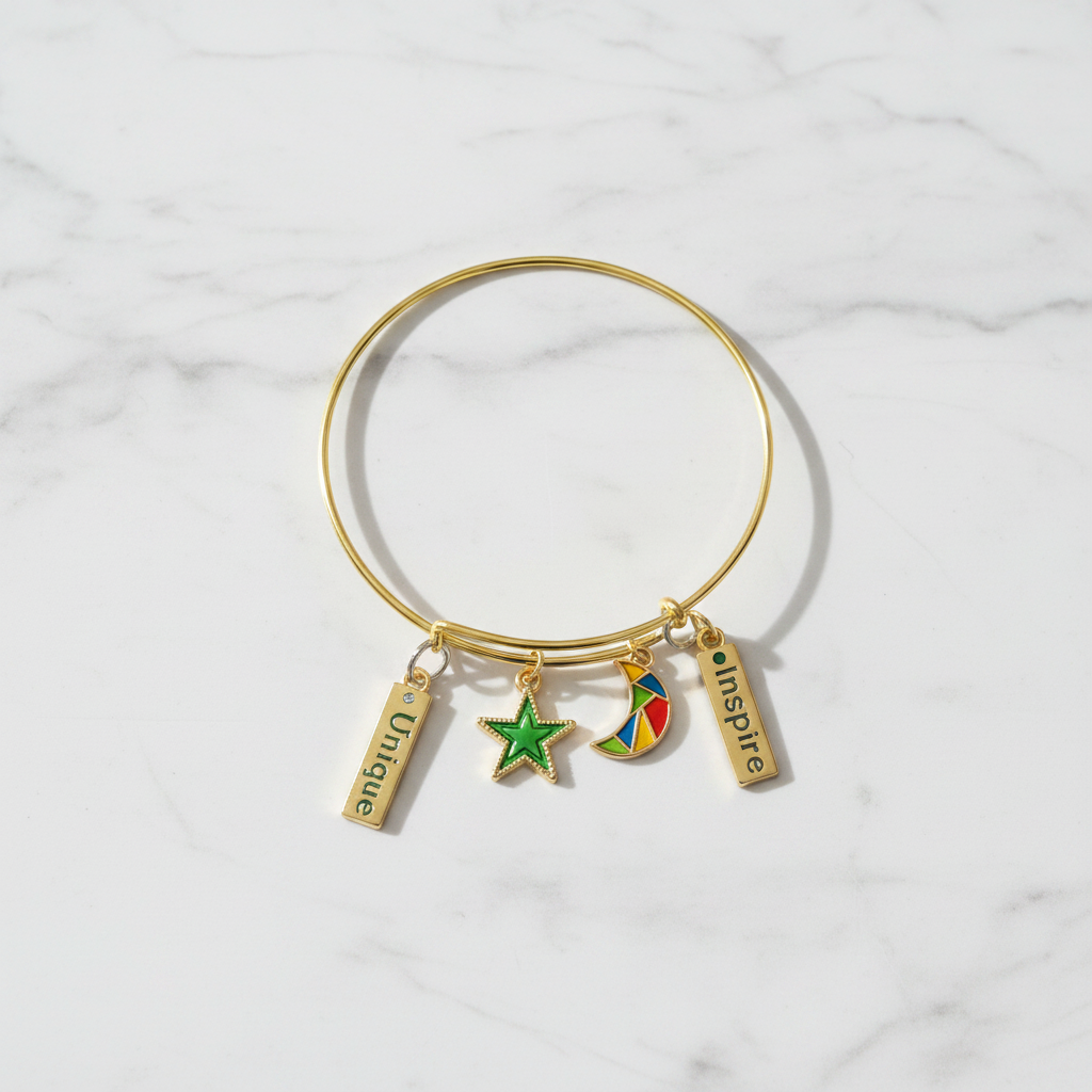 Unique Inspire bracelet - white marble