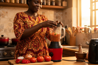Woman grinding pepper