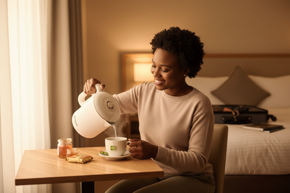 Woman Using HM-2560 Kettle