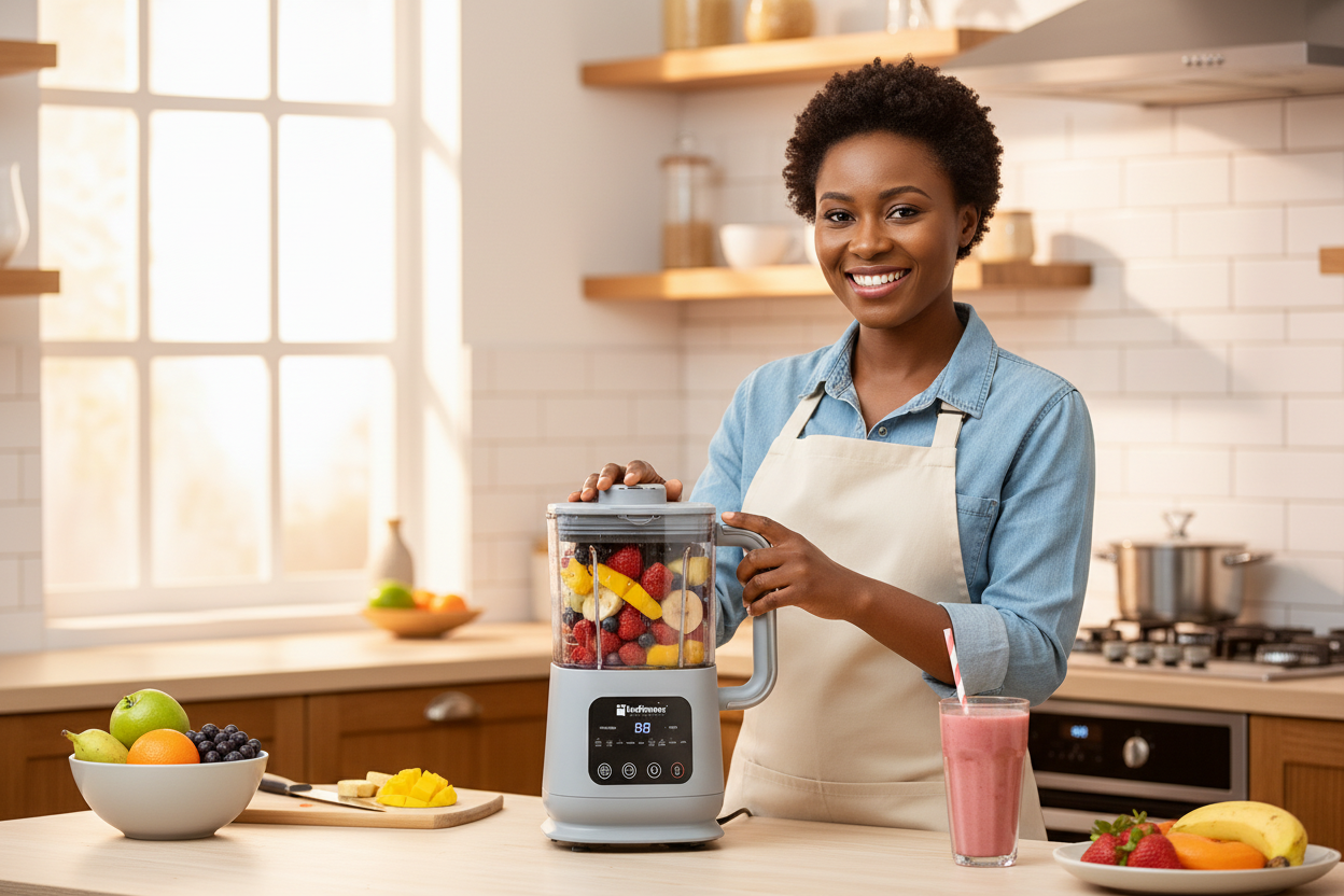 Woman Using HM-8881 Smoothie